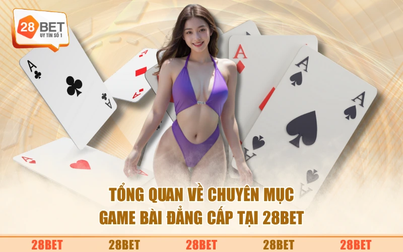Tổng quan về chuyên mục game bài đẳng cấp tại 28BET